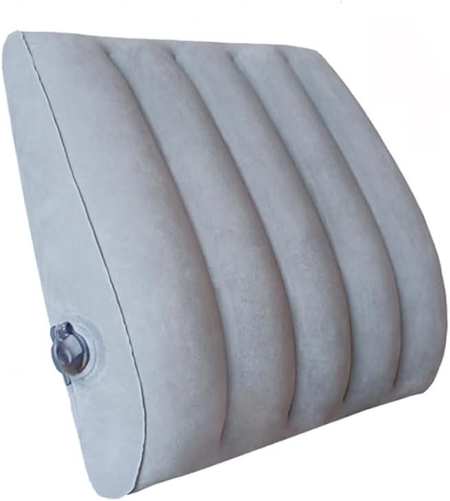 Lumbar Pillow Air Inflatable Pillow for Lower Back Lumbar Support Portable Back Pillow for Office Chair Car Seat Cushion