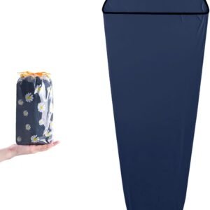 Insulated Sleeping Bag Liner, Mummy Sleeping Bag Liner Adult Sleep Sack Travel Sheets Camping Sheet Single Size 78.74" x 31.5" for Hotels Hostels Backpacking Hiking