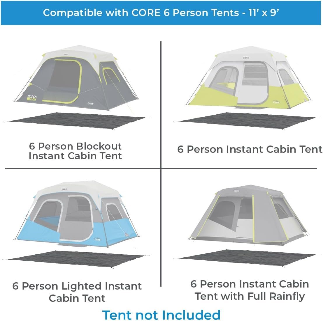 Outdoor Tent Footprints | Perfect Tarp Camping Accessories - Image 2