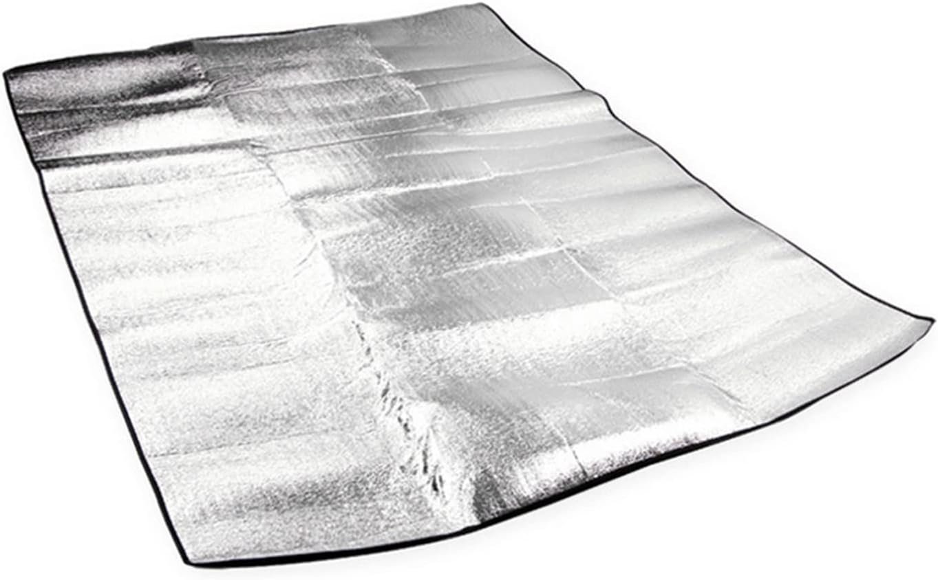 Outdoor Double-Sided Moisture-Proof Aluminum Foil Foam Pad Waterproof and Insulating Foil Mat Picnic Mat Camping Mat for Beach Tent and Camping