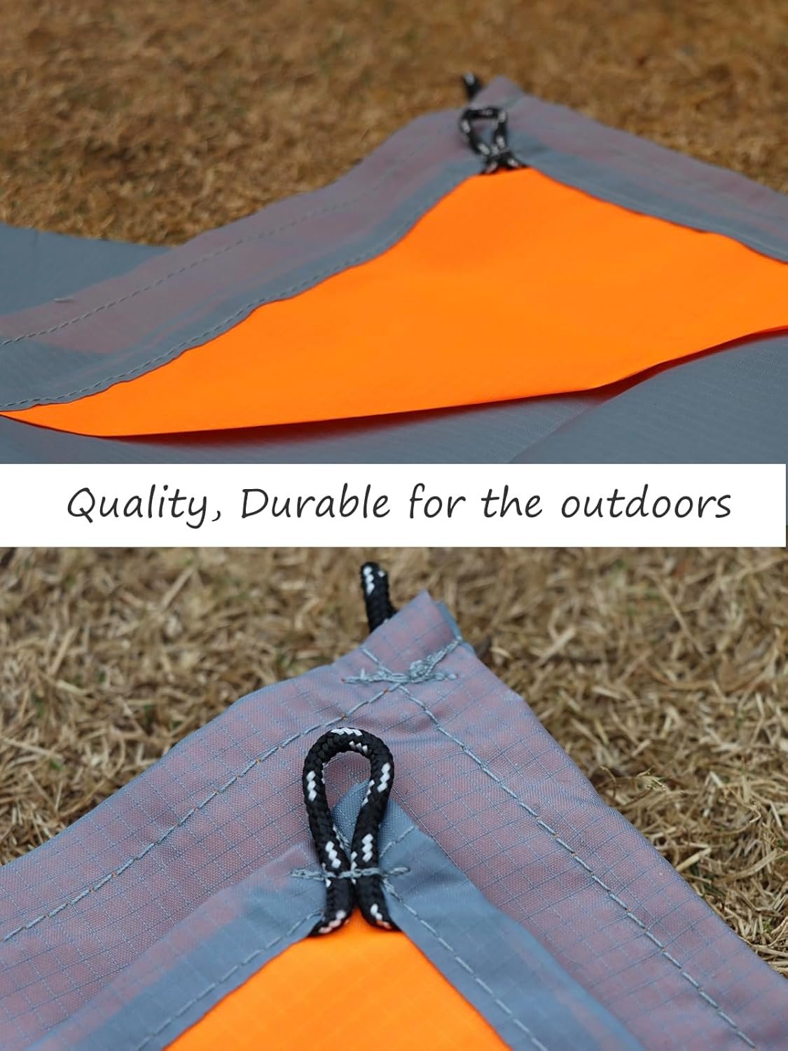 Pocket Picnic Blanket, Sandproof Lightweight Pocket Camping Tarp, 55″x 60″ Foldable & Fits into Small Bag, Water Resistant Washable Quick Dry Compact Beach Mat for Outdoor Recreation - Image 2