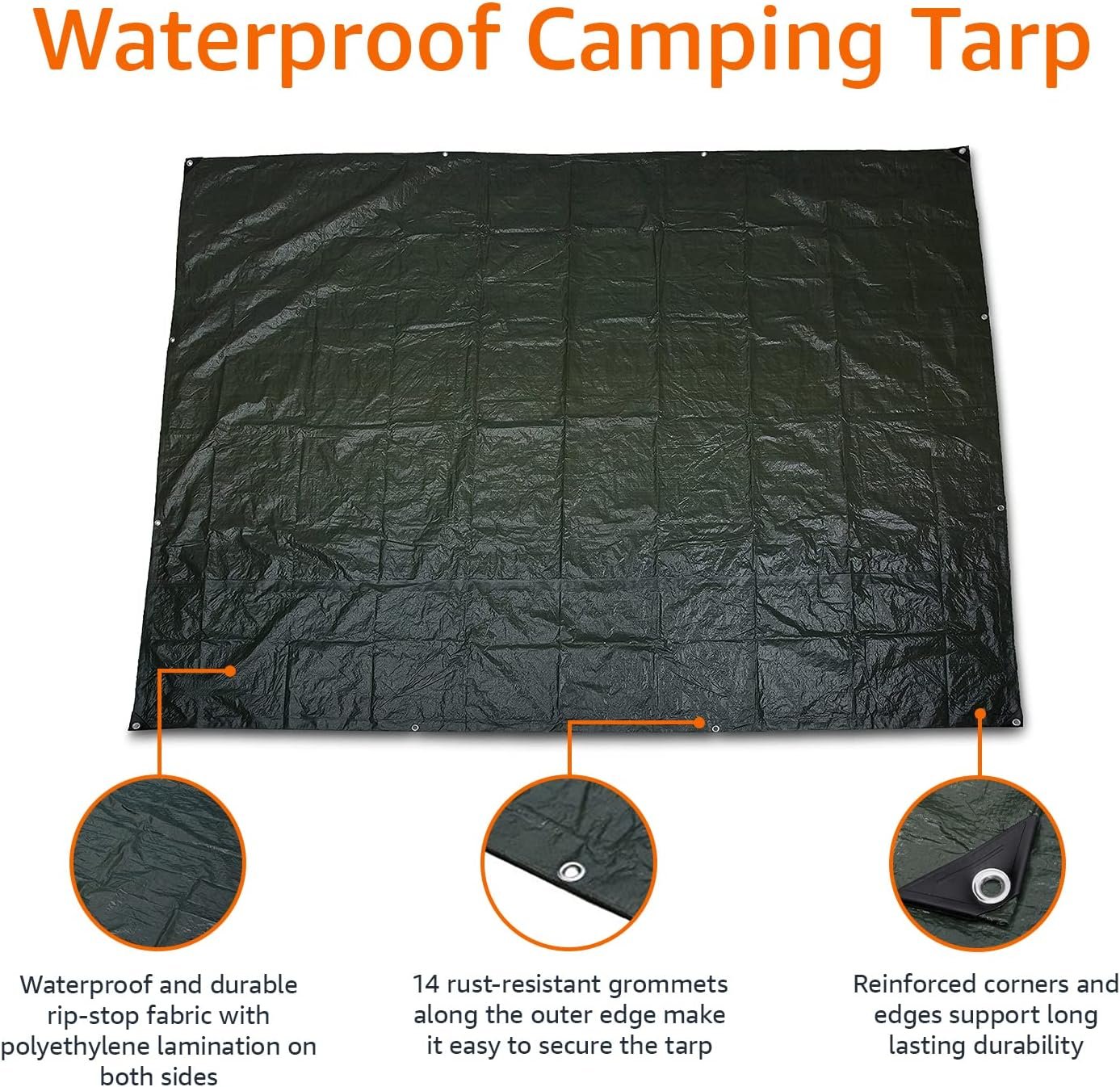 Waterproof Camping Tarp - Image 2